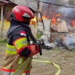 Warung Soto di Jalan Raya Taman Cimanggu Bogor Terbakar