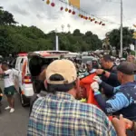 Penjaga Lintasan Rel di Bogor Terserempet KRL