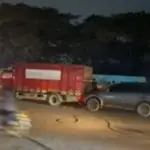 Kabel Menjuntai Picu Kecelakaan di Jalan Cileungsi–Jonggol, Pajero Tabrak Truk