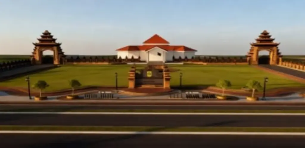 Pemkab Bogor Bangun Gerbang Ikonik Kerajaan Pajajaran di Alun-alun Tegar Beriman