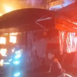 Diduga Korsleting Listrik, Home Industri Konveksi di Ciomas Bogor Ludes Terbakar