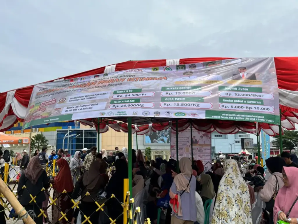 Bupati Bogor Dorong GPM Istimewa, Warga Cibinong Nikmati Pangan Murah