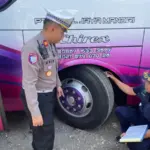 Ramp Check Bus Mudik di Cibinong, Polisi dan Dishub Pastikan Kendaraan Aman