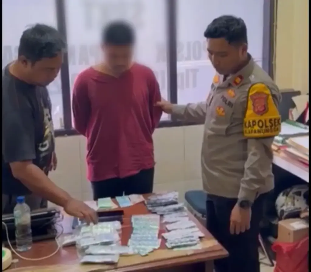Polsek Klapanunggal Tangkap Pengedar Obat Keras Ilegal, 1.880 Butir Tramadol dan Trihex Disita