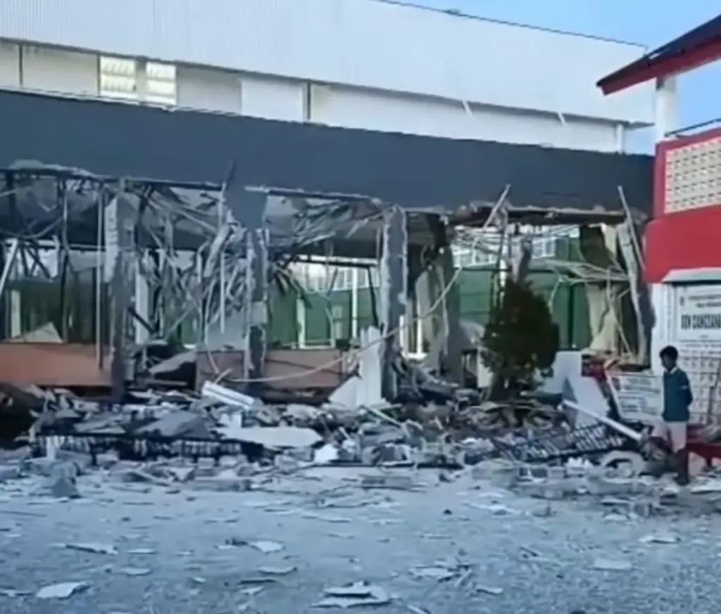 Gas Dapur Meledak, Gedung Padel di Ciangsana Rusak Parah, SDN Ikut Terdampak