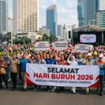 Ratusan Buruh Kota Bogor Bergerak ke Monas, Suarakan Aspirasi di May Day 2026
